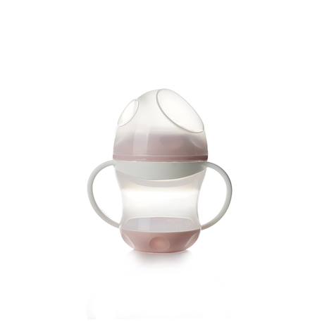 Tasse anti-fuite Fleur bleue+Rose poudré+Vert céladon 7 - vertbaudet enfant 