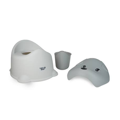 Pot ludique chien gris charme Gris 6 - vertbaudet enfant 