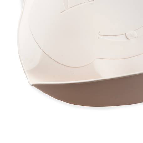 Bavoir semi-rigide avec récupérateur Émeraude+Fleur bleue+Gris charme+Marron glacé+Rose poudré+Vert céladon 18 - vertbaudet enfant 
