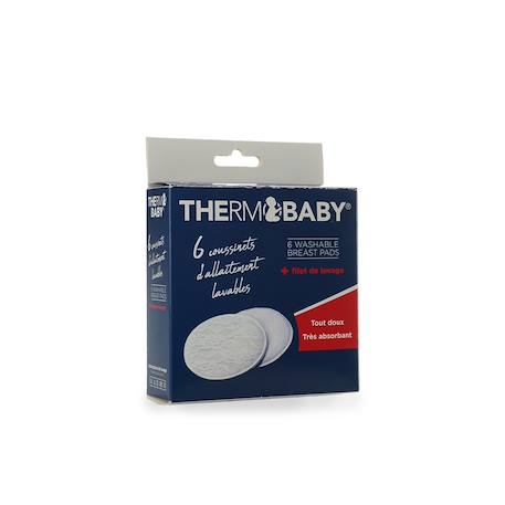 6 coussinets d'allaitement lavables Blanc 5 - vertbaudet enfant 