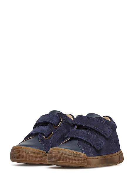 Baskets en cuir et suède snopes vl Marine-+Marron- 5 - vertbaudet enfant 