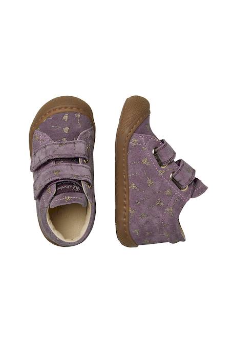 Chaussures premiers pas en suède cocoon vl Rose-platine-+Violet- 9 - vertbaudet enfant 