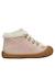Chaussures premiers pas en daim et laine lallit Platine-+Rose- 6 - vertbaudet enfant 