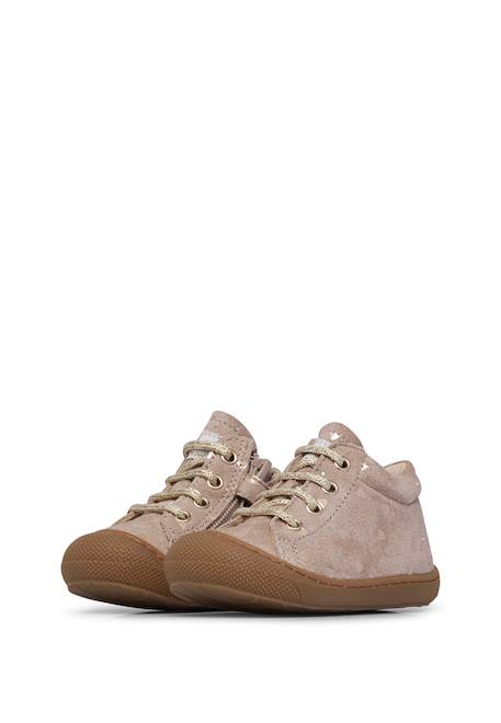 Chaussures premiers pas en suède avec fermeture éclair cocoon zip Gris tourterelle- 5 - vertbaudet enfant 