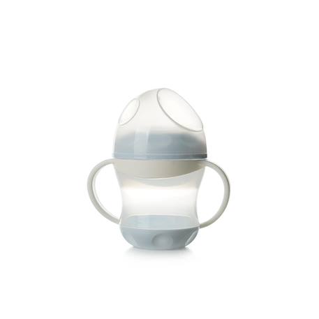Tasse anti-fuite Fleur bleue+Rose poudré+Vert céladon 1 - vertbaudet enfant 
