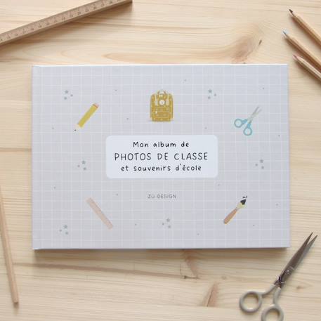 Album photos de classe et souvenirs d'école Gris 2 - vertbaudet enfant 