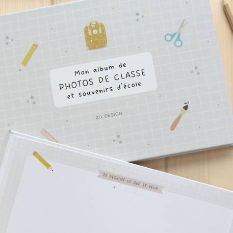 Album photos de classe et souvenirs d'école Gris 5 - vertbaudet enfant 