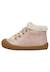 Chaussures premiers pas en daim et laine lallit Platine-+Rose- 8 - vertbaudet enfant 