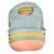 Bavoir silicone avec récupérateur Gris charme+Jaune miel+Pêche+Vert cactus 16 - vertbaudet enfant 