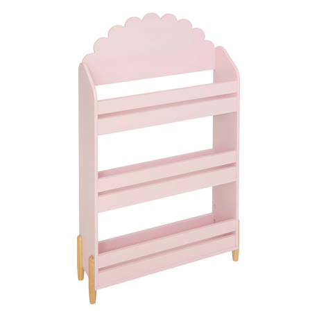 Bibliothèque - douceur Beige+Blanc+Rose 9 - vertbaudet enfant 