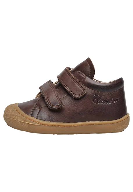 Chaussures premiers pas en cuir cocoon vl Marron foncé-+Marron-beige+Pourpre+Rouge-marron-+Vert foncé-+Vert olive-+Violet- 3 - vertbaudet enfant 