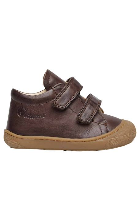 Chaussures premiers pas en cuir cocoon vl Marron foncé-+Marron-beige+Pourpre+Rouge-marron-+Vert foncé-+Vert olive-+Violet- 1 - vertbaudet enfant 