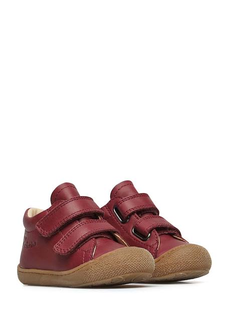 Chaussures premiers pas en cuir cocoon vl Marron foncé-+Marron-beige+Pourpre+Rouge-marron-+Vert foncé-+Vert olive-+Violet- 17 - vertbaudet enfant 