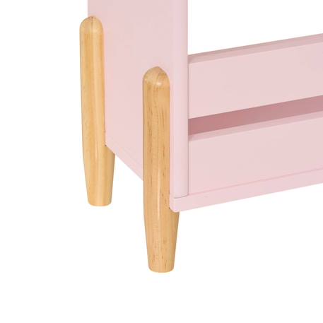 Bibliothèque - douceur Beige+Blanc+Rose 11 - vertbaudet enfant 