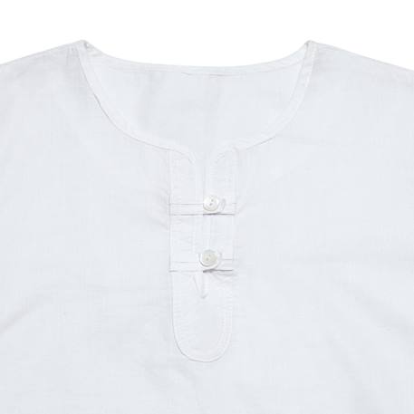 Chemise  été  - cérémonie bohème  robinson Blanc 4 - vertbaudet enfant 