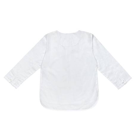 Chemise  été  - cérémonie bohème  robinson Blanc 5 - vertbaudet enfant 