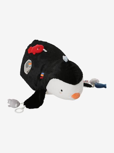 Grande peluche d'activités pingouin BANQUISE blanc 3 - vertbaudet enfant 