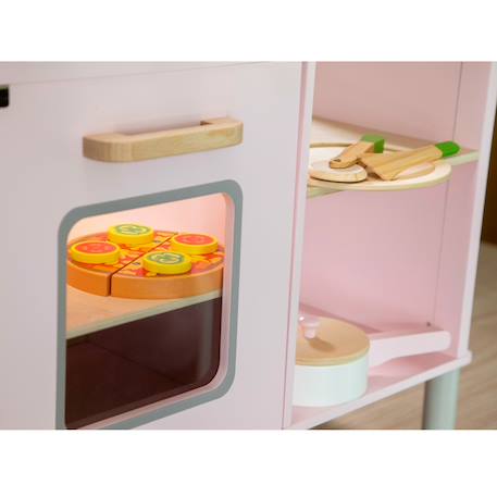 Pizza en bois à couper Beige 3 - vertbaudet enfant 