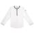 Chemise  col mao pour   rimbaud Blanc rayures bleues 3 - vertbaudet enfant 