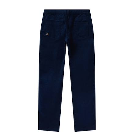 Pantalon chino hiver   velours   sainclair Bleu marine+Jaune+Noir 4 - vertbaudet enfant 