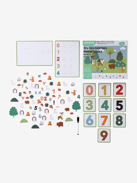 Jeu des chiffres magnétiques GREEN FOREST vert 7 - vertbaudet enfant 