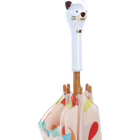 Parapluie mariette la minette Blanc 1 - vertbaudet enfant 