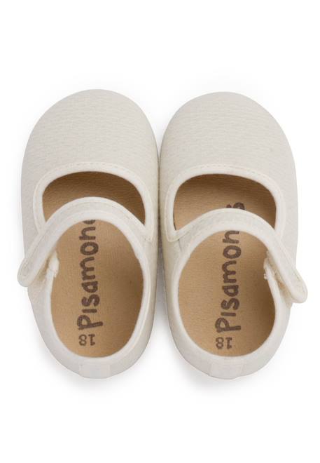 Babies piqué matelassé fermeture à scratch bébé Beige 4 - vertbaudet enfant 