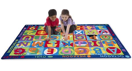 Tapis géant abc-123 Rouge 2 - vertbaudet enfant 