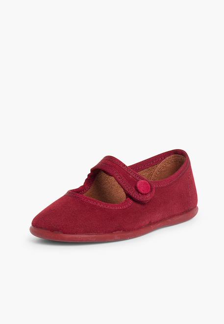 Babies en suède avec à scratch Beige+Bleu marine+Bordeaux+Gris+Rose+Taupe 13 - vertbaudet enfant 