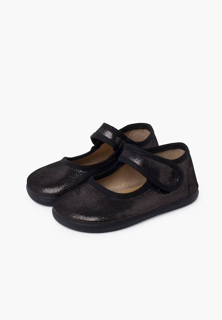 Babies barefoot brillance fermeture scratch Noir 4 - vertbaudet enfant 