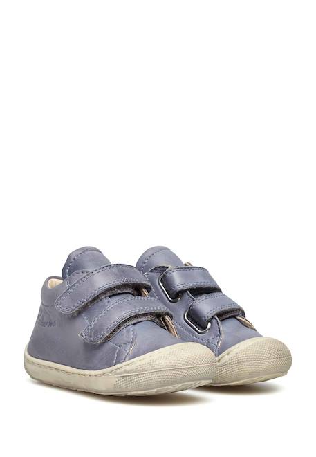 Chaussures en cuir cocoon vl Blanc-+Bleu foncé-+Bleu-bleu ciel-+Gris-+Gris tourterelle-+Gris-bleu-+Jaune-+Marron-+Vert foncé- 27 - vertbaudet enfant 