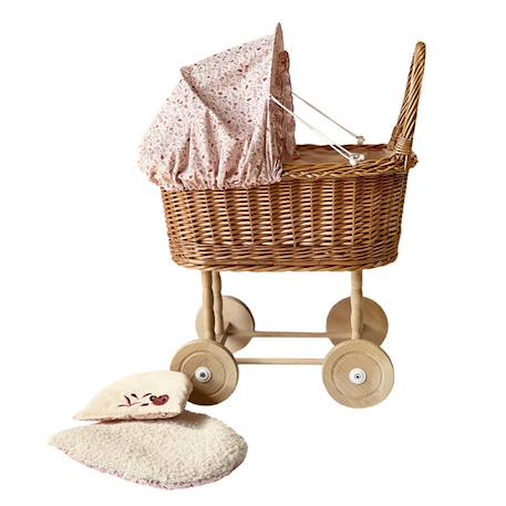 Landau en osier coccinelle Marron 1 - vertbaudet enfant 