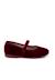 Babies velours fille bride fine à scratch Bordeaux+Gris+Noir 1 - vertbaudet enfant 