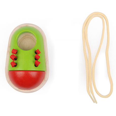 Chaussure à lacer Rouge 4 - vertbaudet enfant 