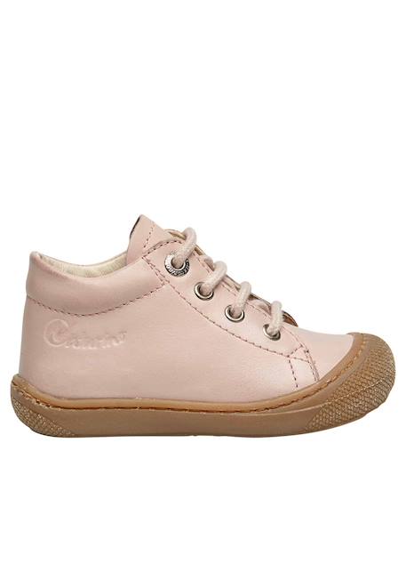 Chaussures premiers pas en cuir cocoon Rose-+Rose clair-+Rose poudré- 11 - vertbaudet enfant 