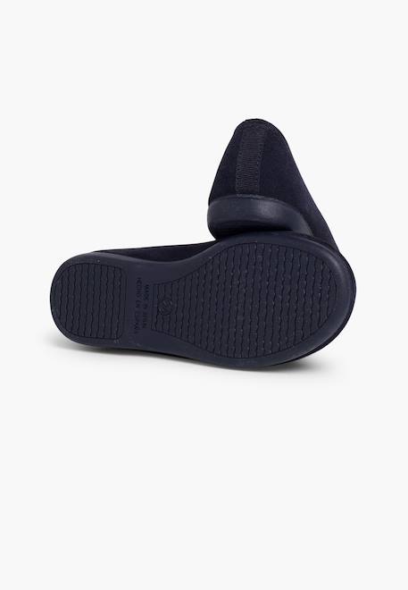 Ballerines fille ruban croisé style ballet Bleu marine+Gris+Marron+Rose 3 - vertbaudet enfant 