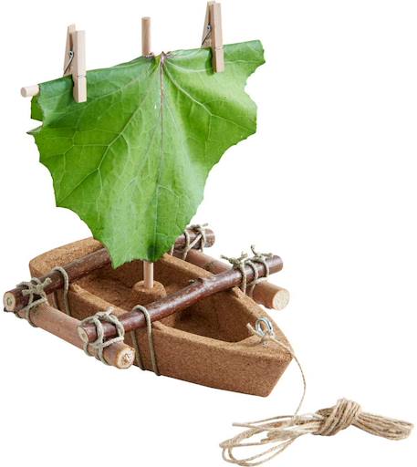 Kit d'assemblage - bateau en liège Beige 1 - vertbaudet enfant 