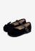 Babies bride simili cuir nœud velours Noir 4 - vertbaudet enfant 