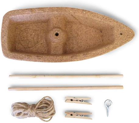Kit d'assemblage - bateau en liège Beige 5 - vertbaudet enfant 
