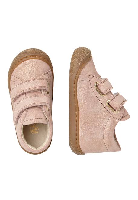Chaussures en suède pailleté cocoon vl Platine-+Rose antique- 9 - vertbaudet enfant 