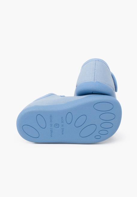 Babies barefoot en toile fermeture large Blanc+Bleu ciel+Bleu marine+Rose claire+Rouge 9 - vertbaudet enfant 