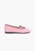 Ballerines fille ruban croisé style ballet Gris+Marron+Rose 11 - vertbaudet enfant 