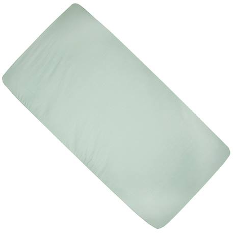 Drap housse en coton jersey uni Beige+Blanc+Écru+Pêche+Vert amande+Vert de gris 22 - vertbaudet enfant 