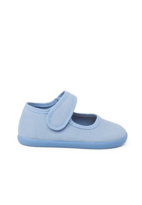 Babies barefoot en toile fermeture large Blanc+Bleu ciel+Bleu marine+Rose claire+Rouge 7 - vertbaudet enfant 