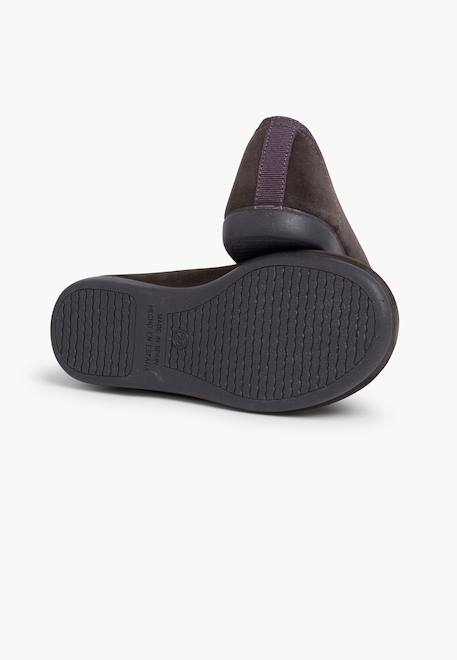 Ballerines fille ruban croisé style ballet Gris+Marron+Rose 3 - vertbaudet enfant 