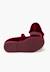 Babies velours fille bride fine à scratch Bordeaux+Gris+Noir 3 - vertbaudet enfant 