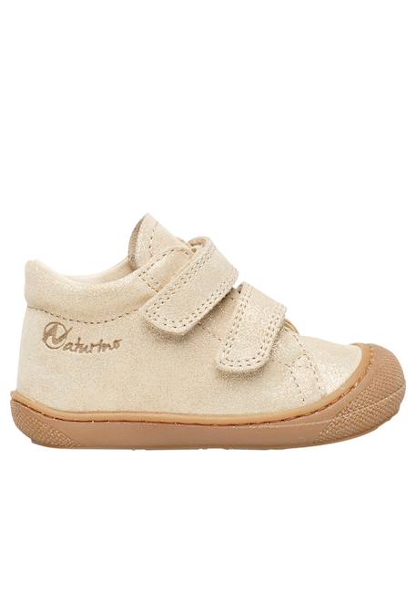 Chaussures en suède pailleté cocoon vl Platine-+Rose antique- 1 - vertbaudet enfant 