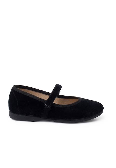 Babies velours fille bride fine à scratch Bordeaux+Gris+Noir 13 - vertbaudet enfant 