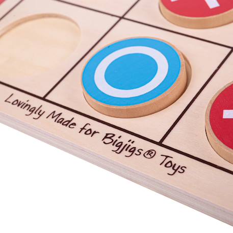 Jeu du morpion en bois Beige 5 - vertbaudet enfant 