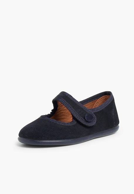 Babies en suède avec à scratch Beige+Bleu marine+Bordeaux+Gris+Rose+Taupe 7 - vertbaudet enfant 